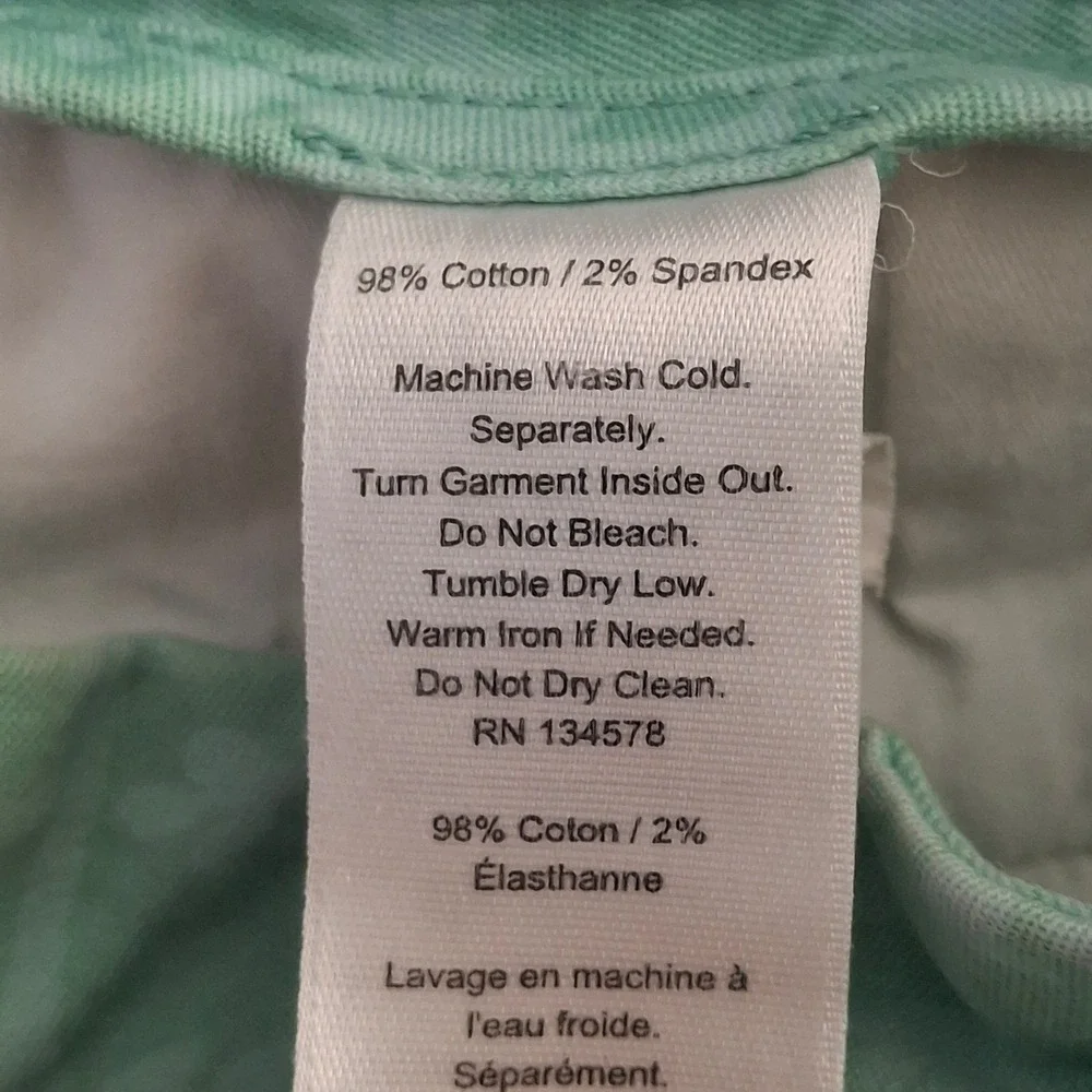Vineyard‎ Vines Breaker Pant Mens 38x32* Seafoam Green Tropical Chino Trousers